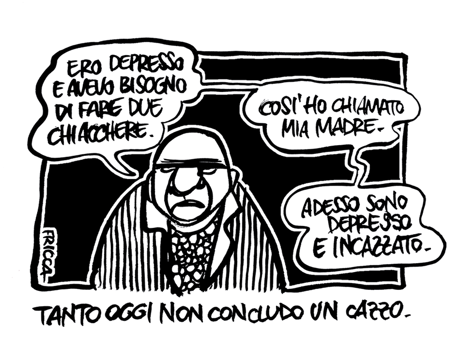 Tanto oggi non concludo un cazzo